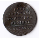 1816 - Pio VII Quattrino Bologna MB 4 tipo